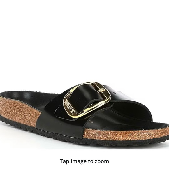 Birkenstock Madrid Big Buckle High Shine Slide Sandal - Picture 5 of 6